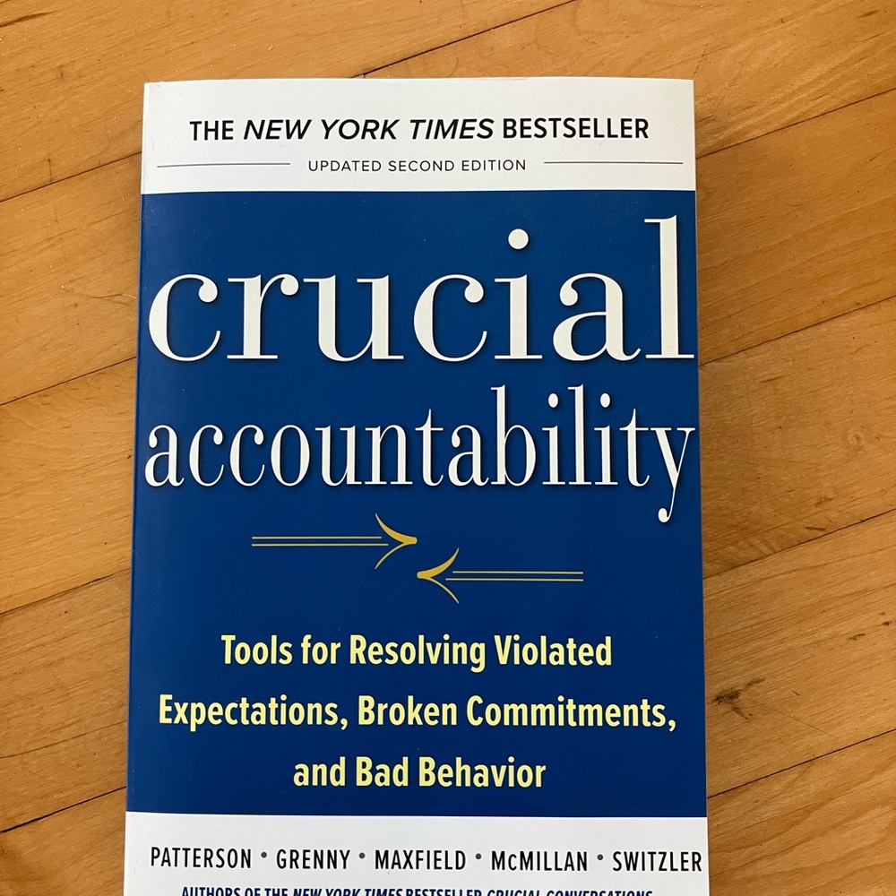 Crucial Accountability Book - NEW